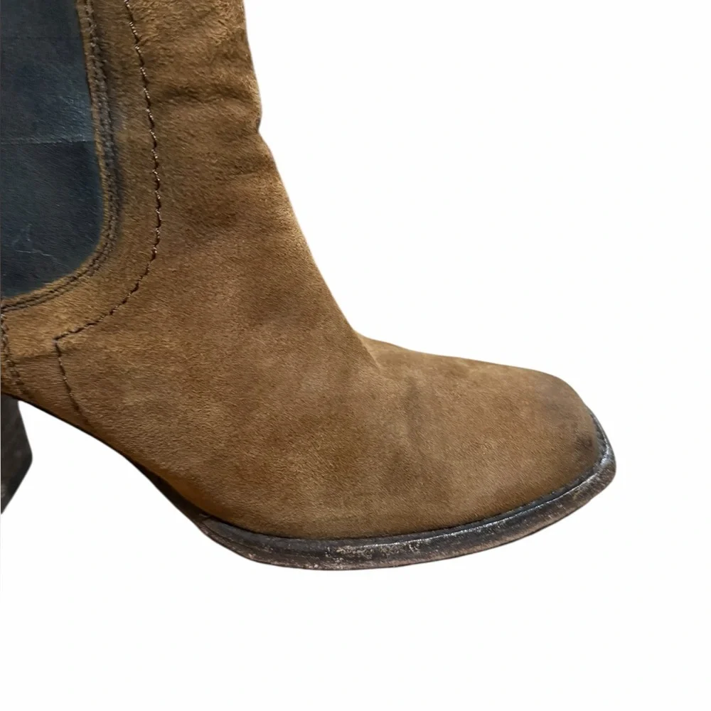 Trask brown leather